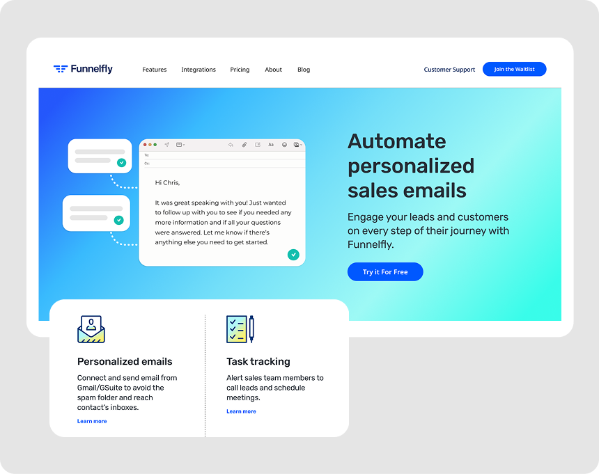 Funnelfly web design